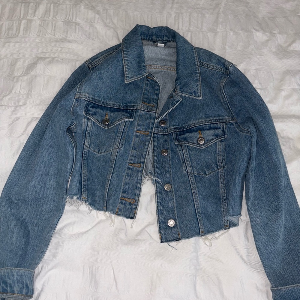 Topshop Light Blue Denim Jacket